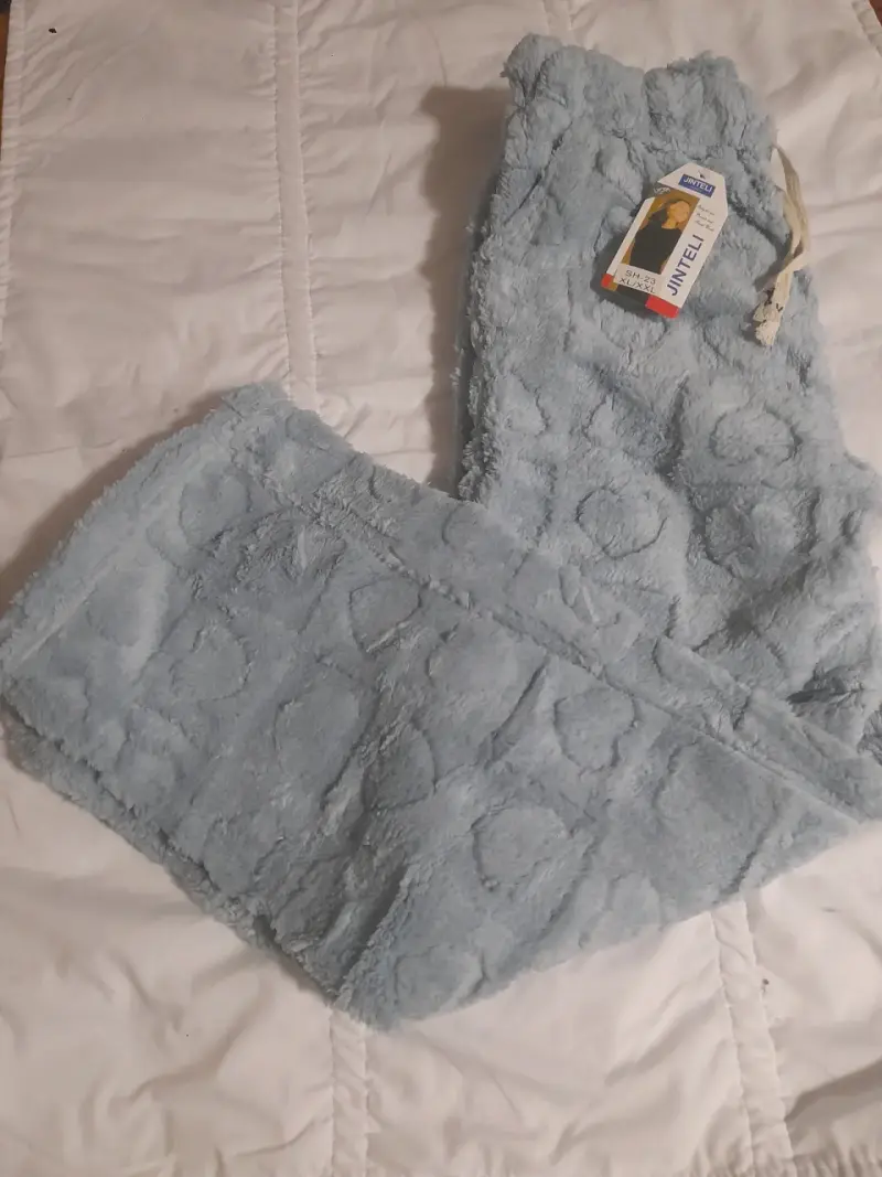 Pantalón polar suave azul - 2