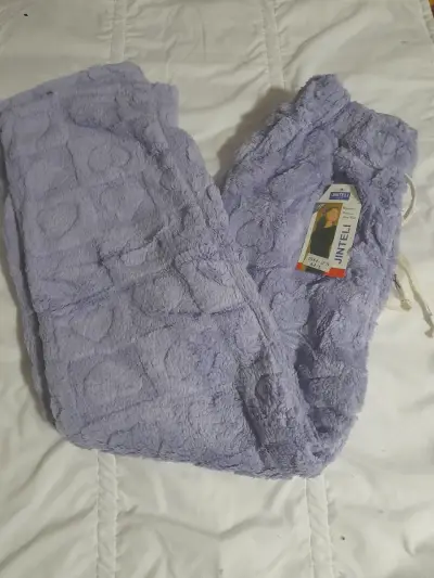 Pantalón polar suave azul - miniatura 3