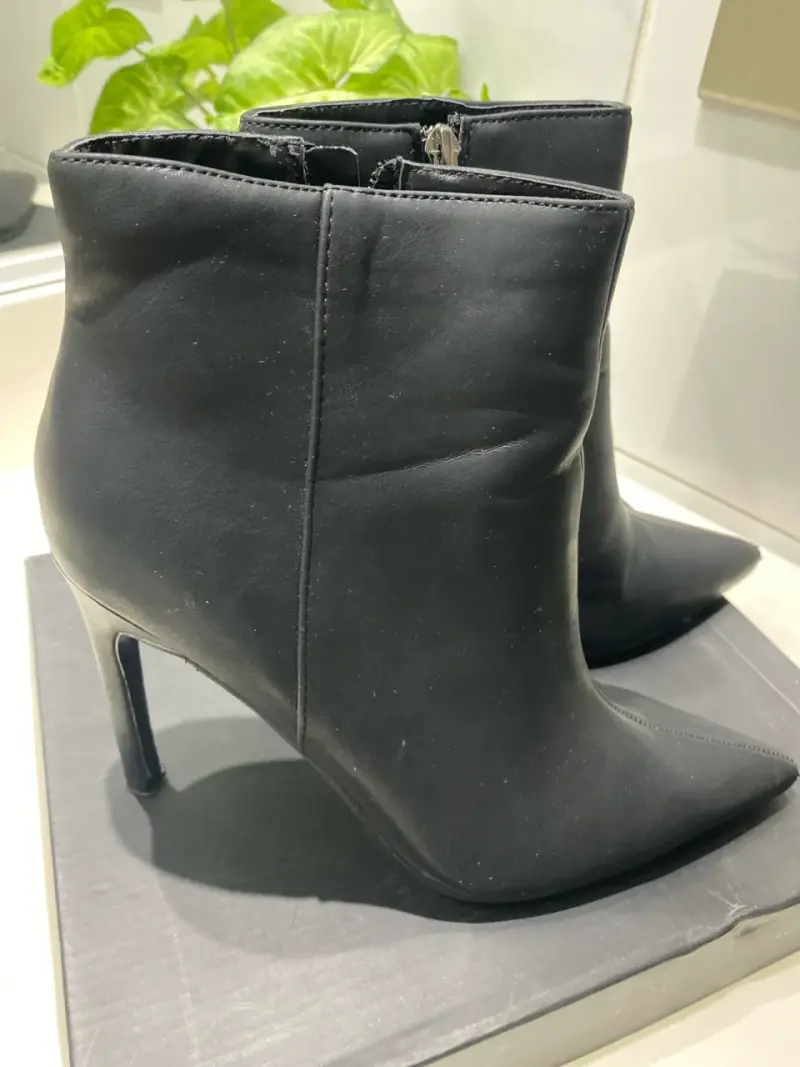 Botines negros de cuero - 3
