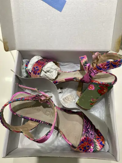 Tacones plataforma florales Basement - miniatura 2