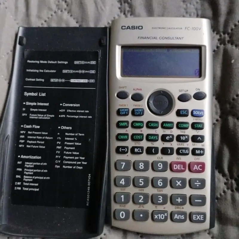 Calculadora financiera Casio FC-100V - 2