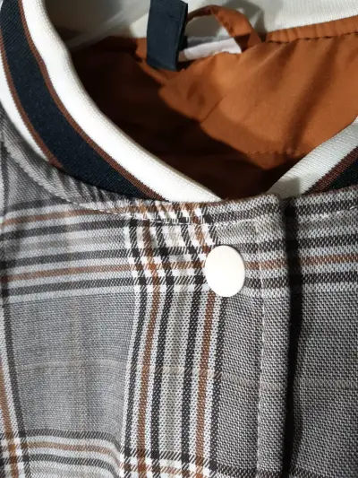 Chaqueta de mujer a cuadros maraca H&M - miniatura 5