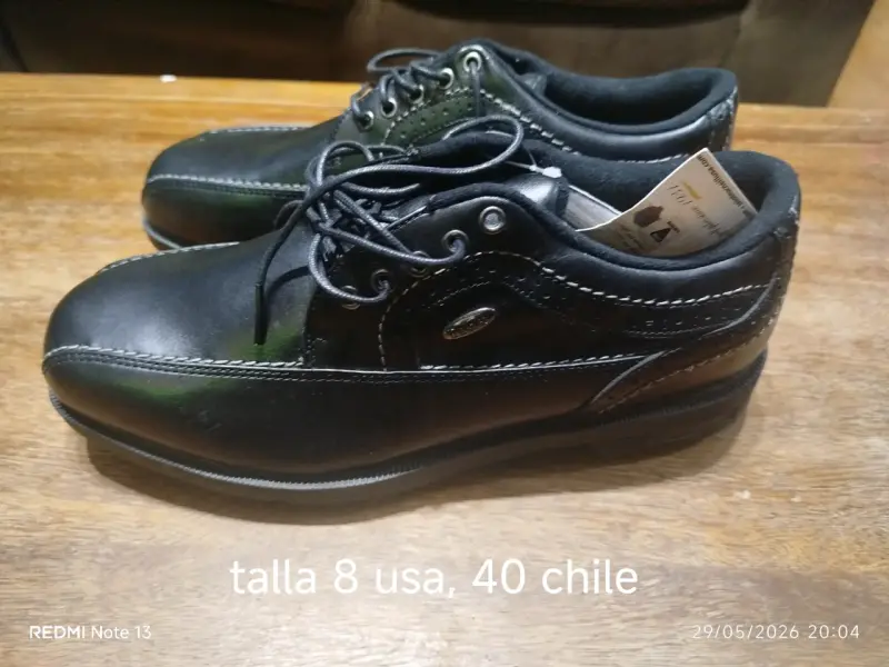 Zapatos de golf blancos y marrones - 2