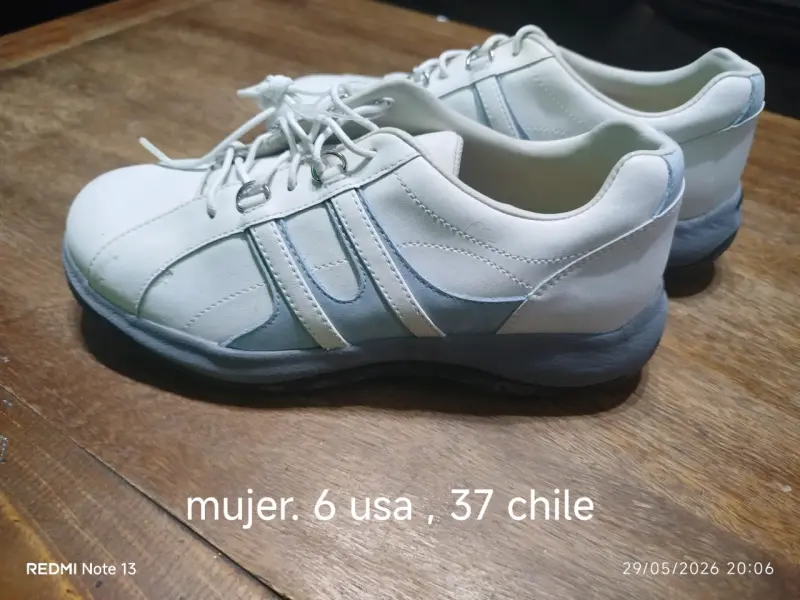 Zapatos de golf blancos y marrones - 3