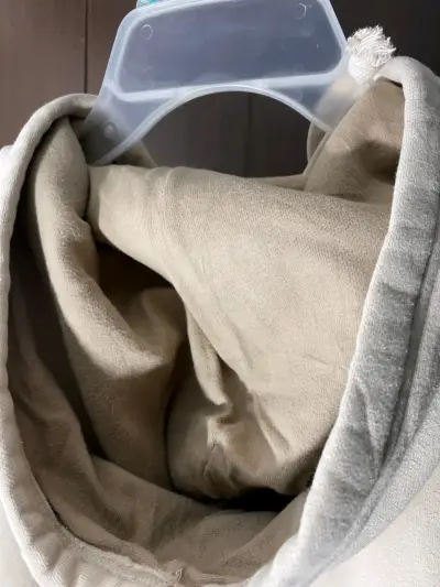 Polerón beige Columbia con capucha - miniatura 4