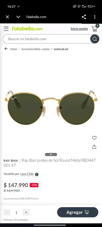Lentes Marca Ray Ban Originales de mujer - miniatura 6