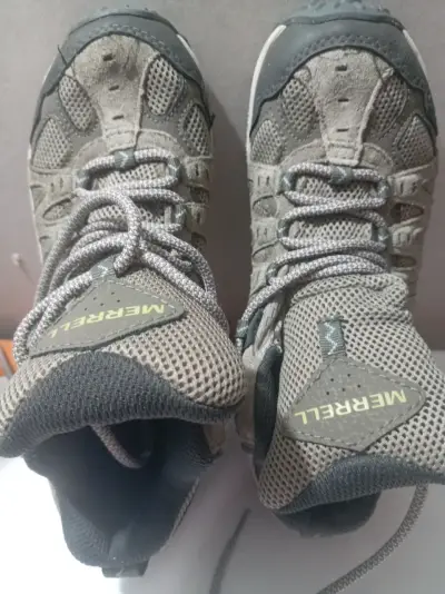 Botas trekking Merrell gris - miniatura 4