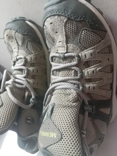 Botas trekking Merrell gris - miniatura 5