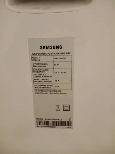 Purificador de aire Samsung 60m² - miniatura 1