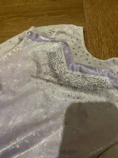 Body de gimnasia infantil lila - miniatura 2