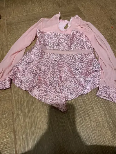 Malla infantil ,  rosado con lentejuelas - miniatura 1