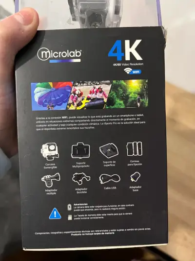 Cámara deportiva 4K Microlab - miniatura 5