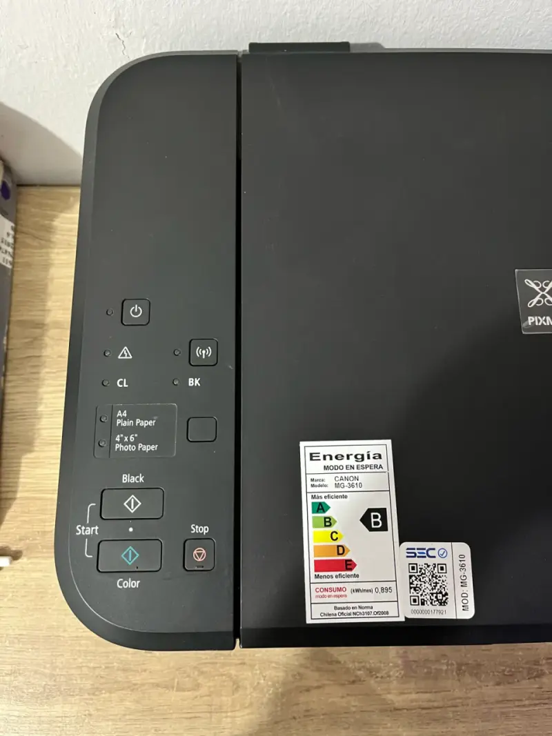 Impresora Canon Pixma negra - 3