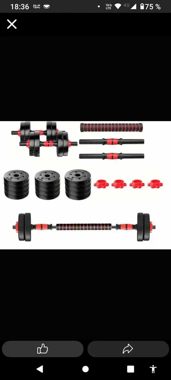 Set de pesas ajustables 30 kg - 3