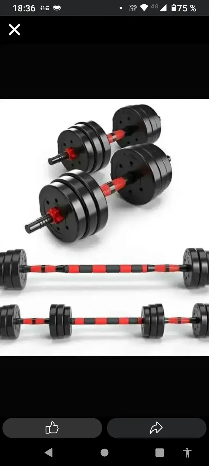 Set de pesas ajustables 30 kg - 4