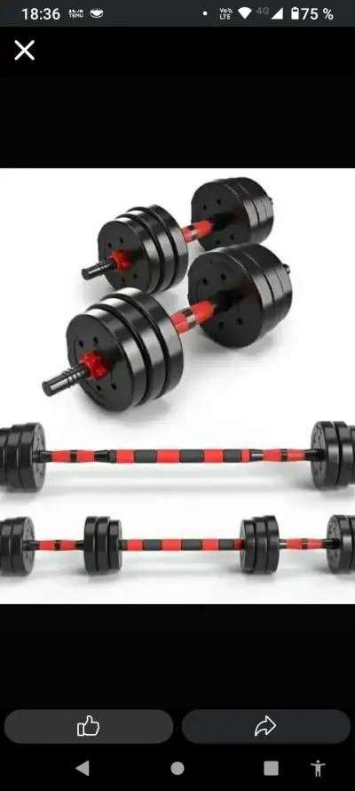 Set de pesas ajustables 30 kg - miniatura 4