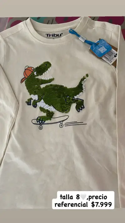Poleras manga larga niño,talla 8,marca polemic - miniatura 2