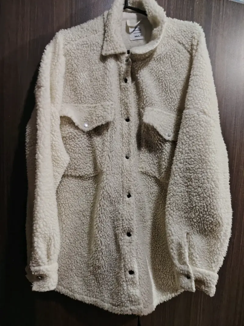 Chaqueta corderito beige unisex - 2