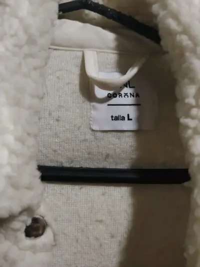 Chaqueta corderito  beige unisex - miniatura 3