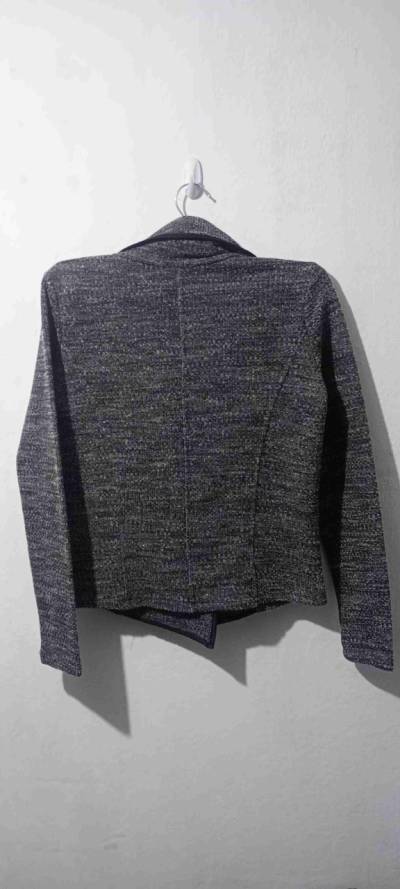 Blazer jaspeado blanco y negro (oficina) - TALLA S - miniatura 2