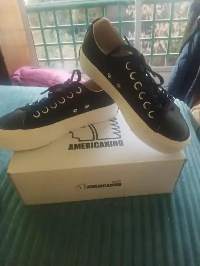 Zapatillas negras casuales Americanino - miniatura 2