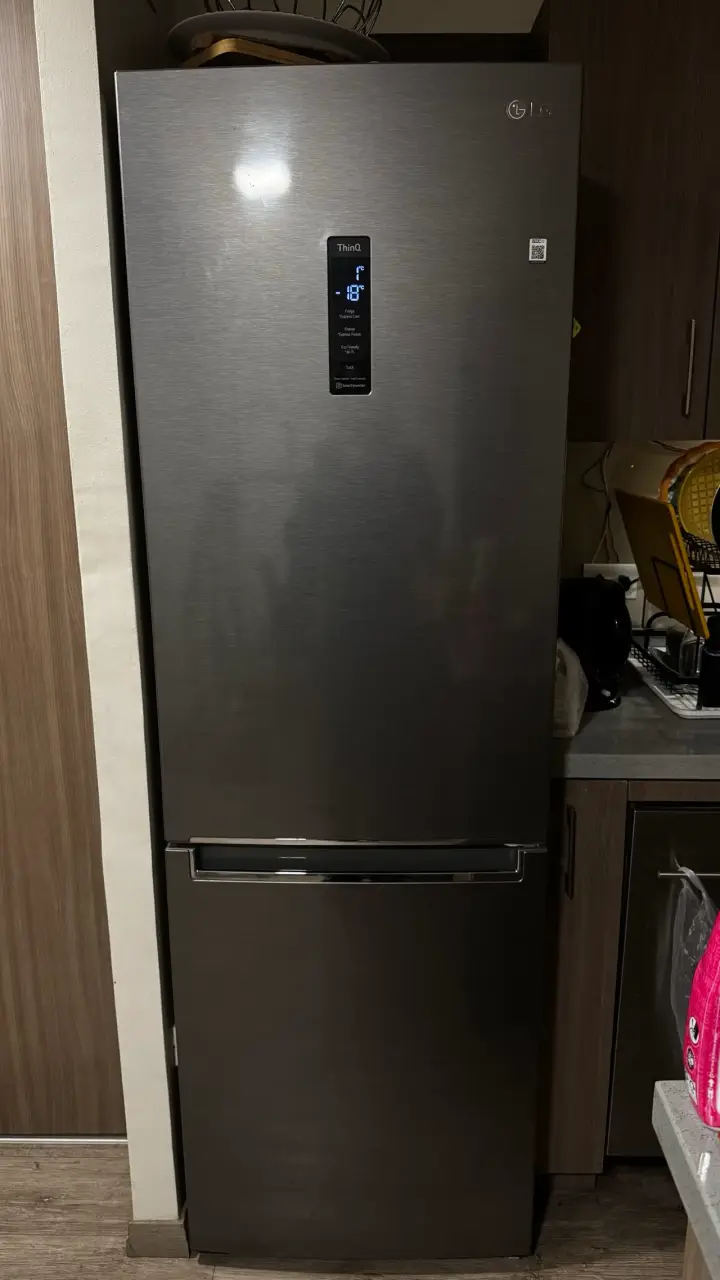 Refrigerador LG acero negro - 1