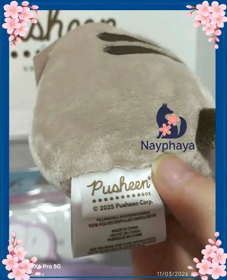 Peluche mini Pusheen con caramelo 🍬 - 3
