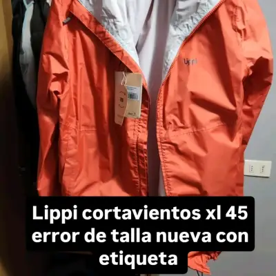Cortavientos naranja Lippi nuevo, espejo triple - miniatura 1