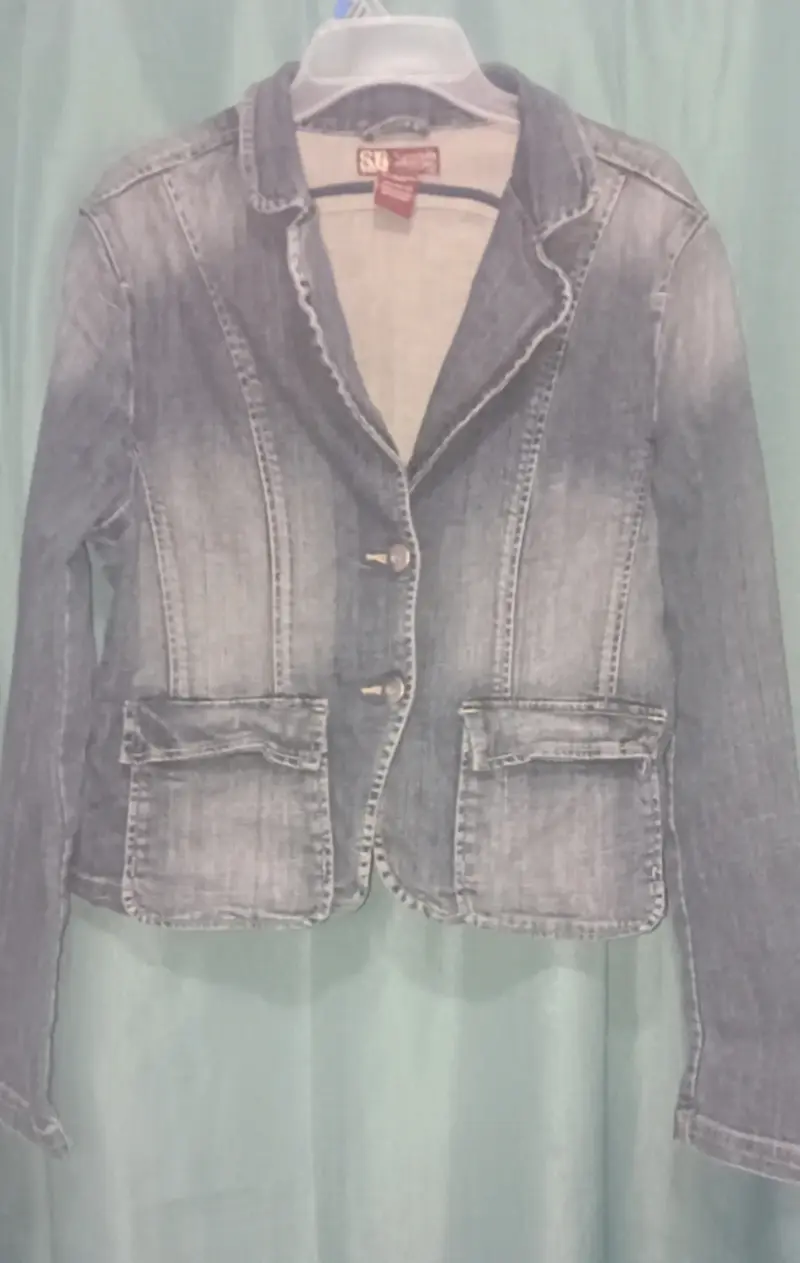 Chaqueta mezclilla azul