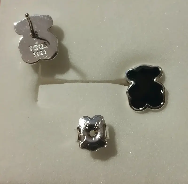 Aros Osito Plata - 1