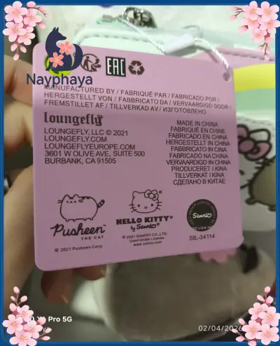Billetera colaboración Hello Kitty x Pusheen 2021 - miniatura 2
