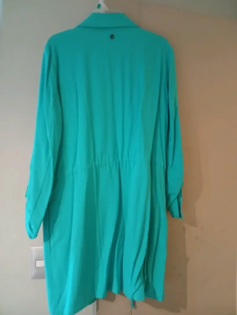 Cárdigan turquesa mujer - 2