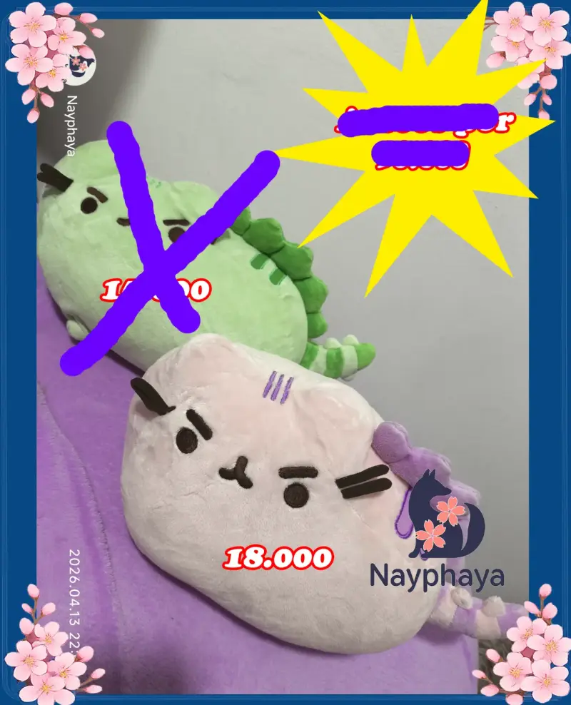 Peluche pusheen rosado
