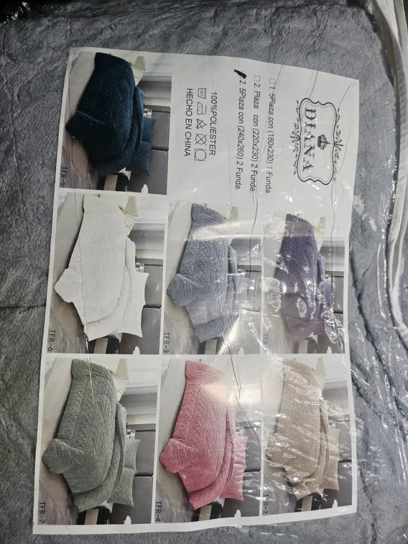 Juego de colchas Diana 2,5 plazas