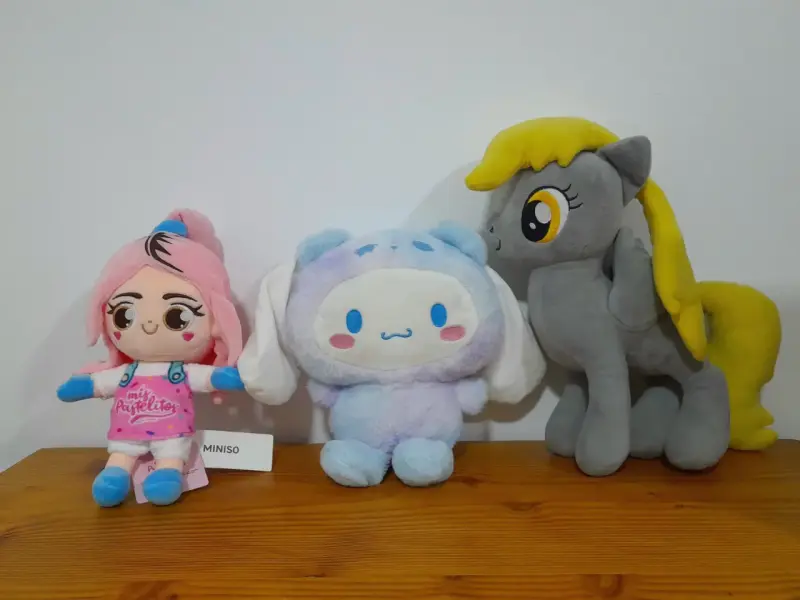 Lote de 3 peluches, Sanrio, Mis pastelitos, Mlp - 1