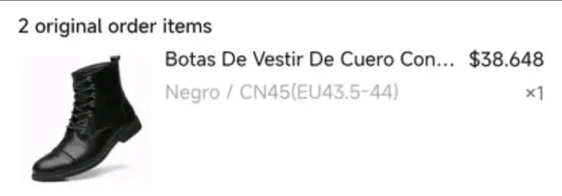 Botas negras de cuero talla 42 - 5