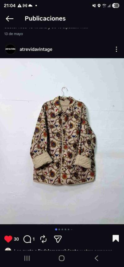 Abrigo acolchado  Reversible - miniatura 1