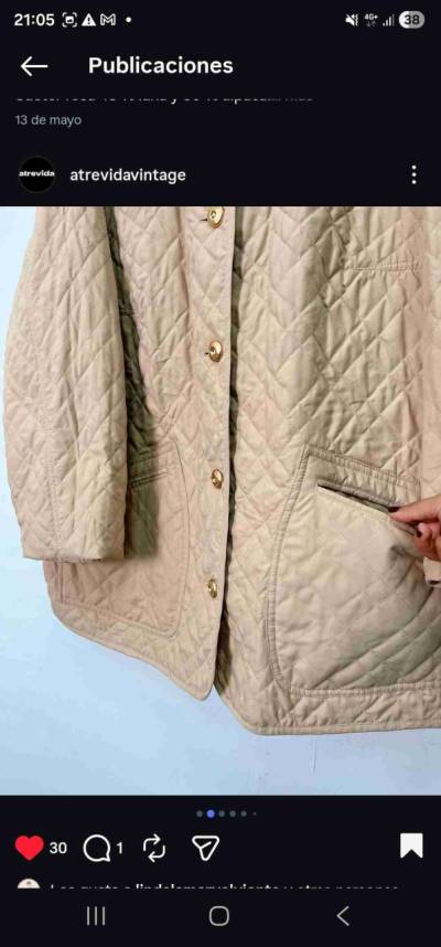 Abrigo acolchado  Reversible - miniatura 4