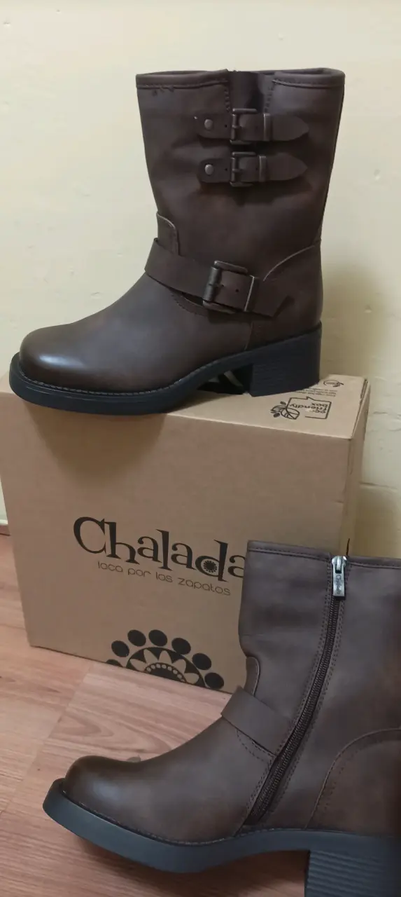 Botas café Chalad tamaño 37 nuevas - 4