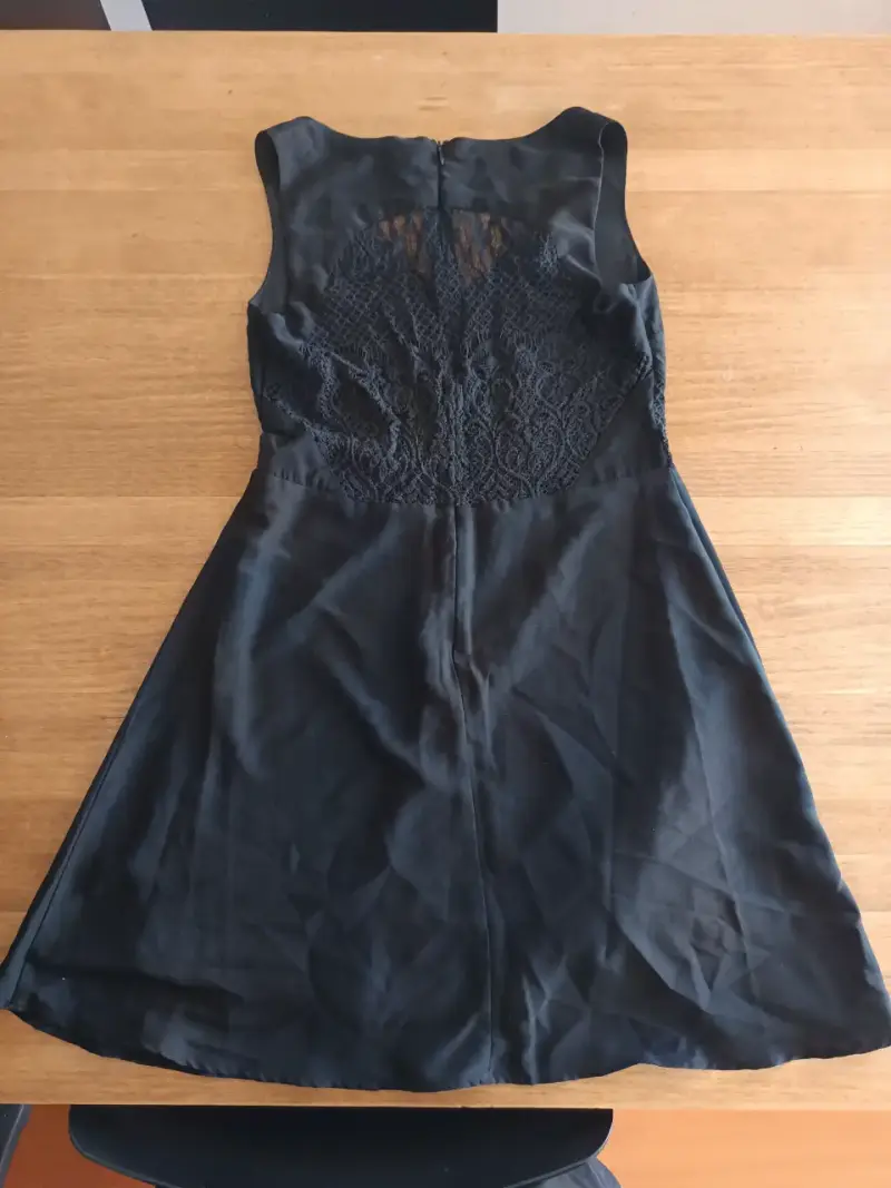 Vestido negro sin mangas IO Talla 40 - 4