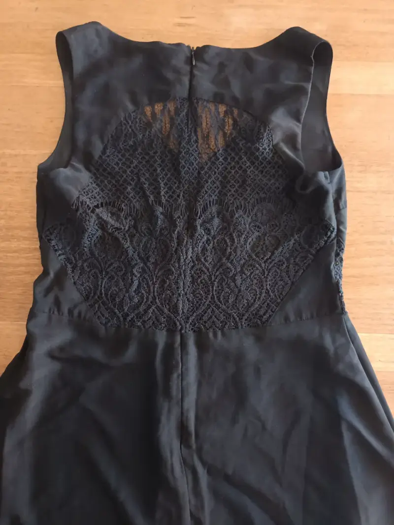 Vestido negro sin mangas IO Talla 40 - 5