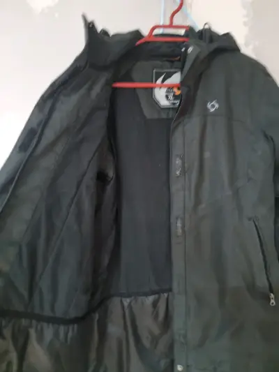 Chaqueta impermeable negra XL - miniatura 2