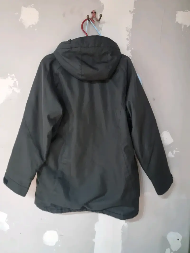 Chaqueta impermeable negra XL - 4
