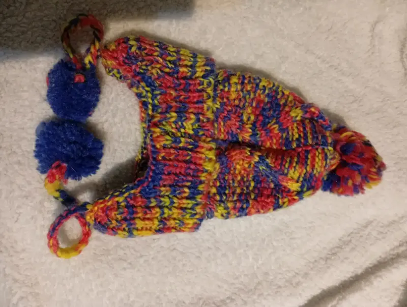 Gorro tejido colores vivos
