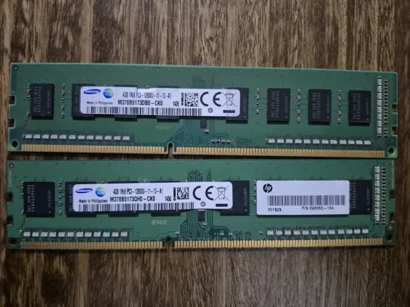 2 Memorias RAM DDR3 4GB Samsung - 1