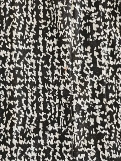 Vestido negro IO talla M con estampado gráfico - miniatura 3