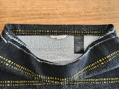 Falda corta a rayas H&M talla M - miniatura 2