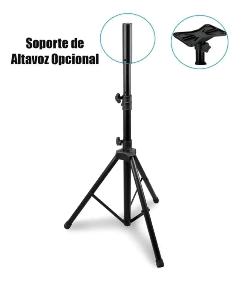 Atril para Parlante con trípode ajustable. 25 kg - 2
