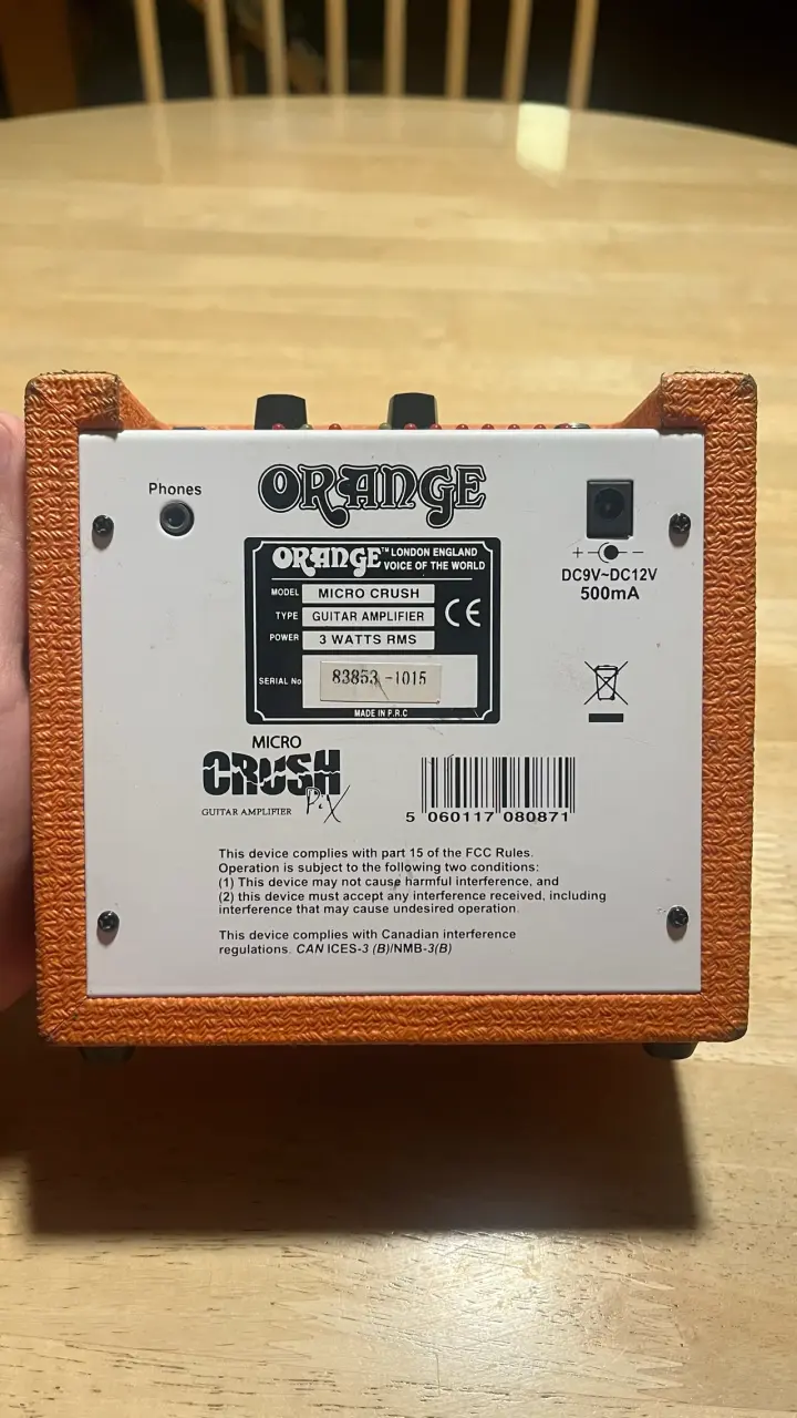 Amplificador Orange portátil - 4