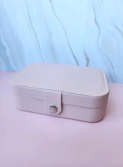 Estuche organizador de joyas rosado - miniatura 3